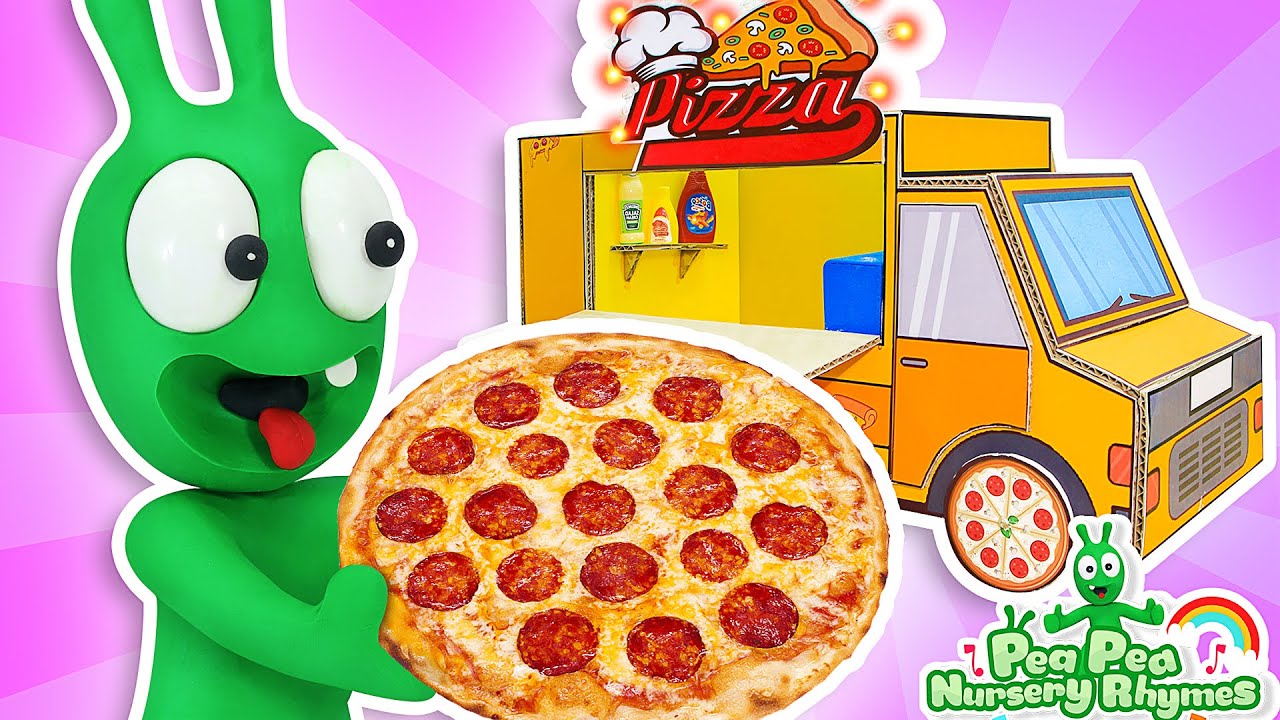 The Pizza Song  Pea Pea Nursery Rhymes  Kids Songs