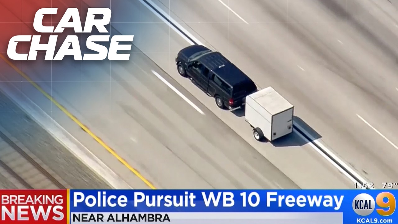 Suspects steal a trailer and end up in a high-speed chase!