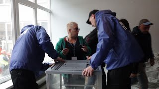 Voting begins in Russia-held regions of Ukraine