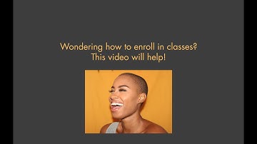 Class Enrollment Video