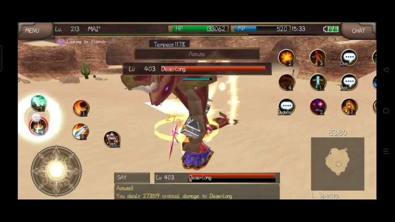 Iruna Online Gladiator Special claw Vs Some episode 6 boss YouTube