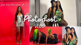 Photoshoot Vlog | DIY Jeans Transformation Part 2