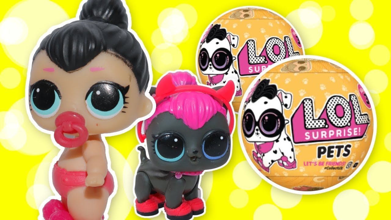 LOL SURPRISE DOLLS little sisters hide LOL PET from mom! NEW LOL Dolls