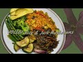 VEGAN Jollof Rice and Jerk Mushrooms with the Haitian twist...