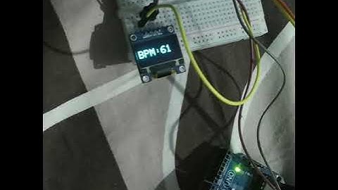 Oled based Realtime heartbeat monitoring System