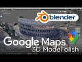 Google maps dan 3D modellarni import qilish. Blender 3d