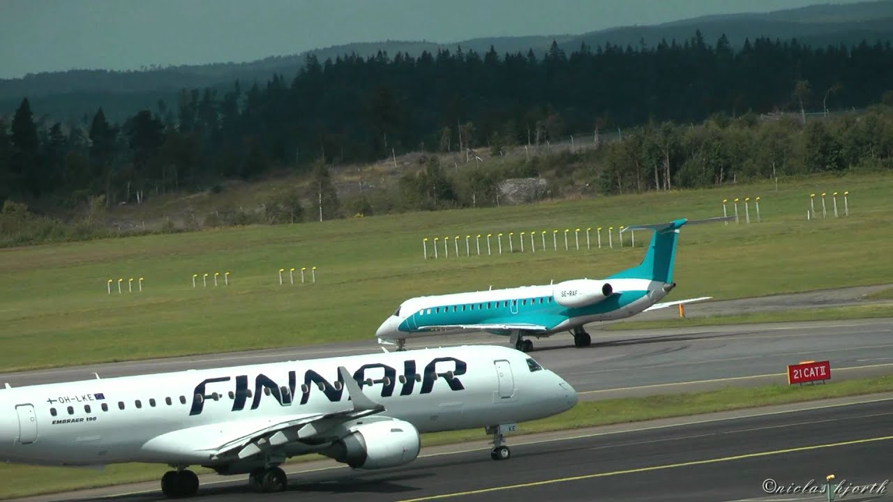 City Airline Movements at Gothenburg Landvetter Airport [HD] YouTube