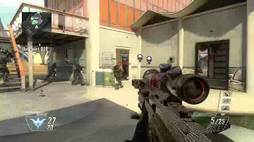 QUICKSCOPING - Black Ops II Veteran Bots [LIVE]  #1