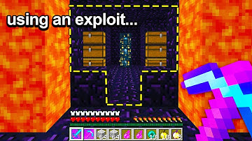 this RICH Minecraft Base looked DIFFICULT to raid.. until i noticed this SECRET WAY in!