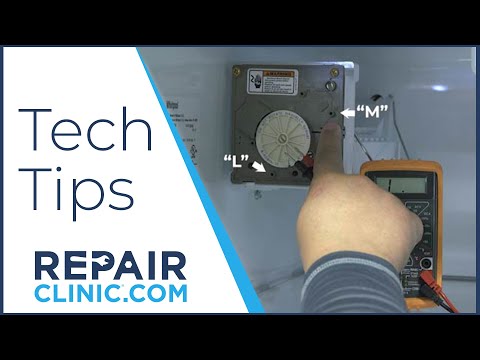 Testing Resistance of Timer Motor in Ice Maker - Tech Tips from Repair Clinic