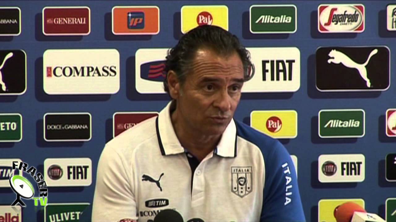ITALIA  vs  ARGENTINA  parla il CT  PRANDELLI