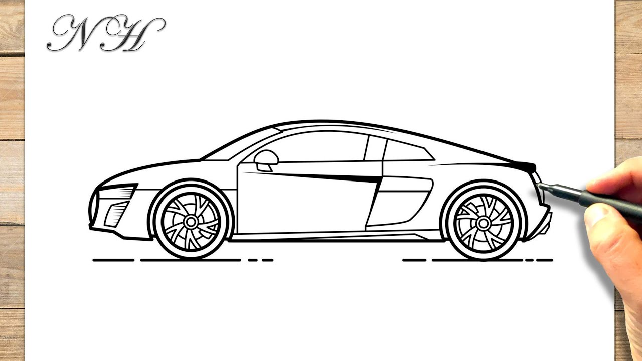 comment-dessiner-une-voiture-audi-youtube