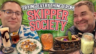 Every Waffle & Cocktail from Jungle Cruise Skipper Society Bar on Disney Treasure