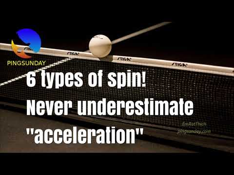 6 types of spin in table tennis that you should know