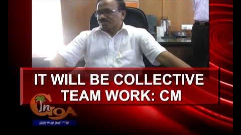 PARSEKAR TAKES OFFICE AT PORVORIM SECRETARIAT