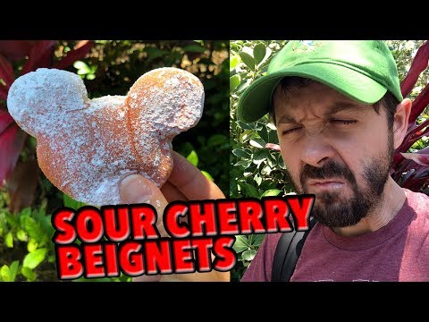 Sour Cherry Beignets - The Worst Disneyland Beignet?