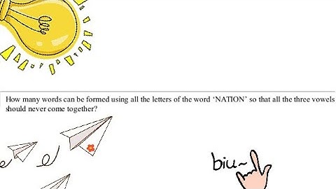 How many words can be formed using all the letters of the word 