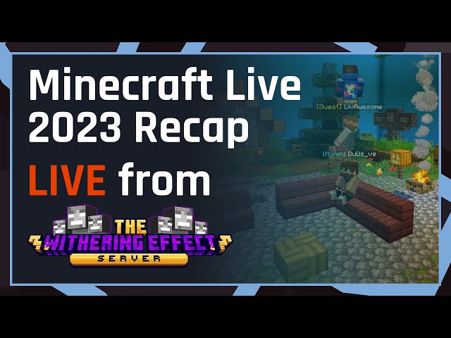 Minecraft Live 2023 The Recap