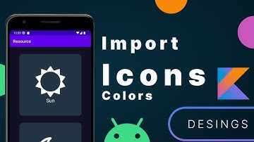 Como Importar iconos y como usarlos | Diseñando en Android Studio