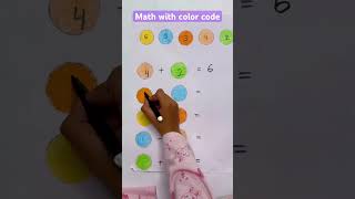 Math with color code activity for kids | [no screen time, activity for kids, less screen time] #math