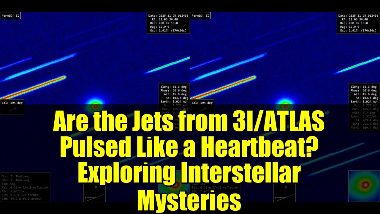 Are the Jets from 3I/ATLAS Pulsed Like a Heartbeat? Exploring Interstellar Mysteries