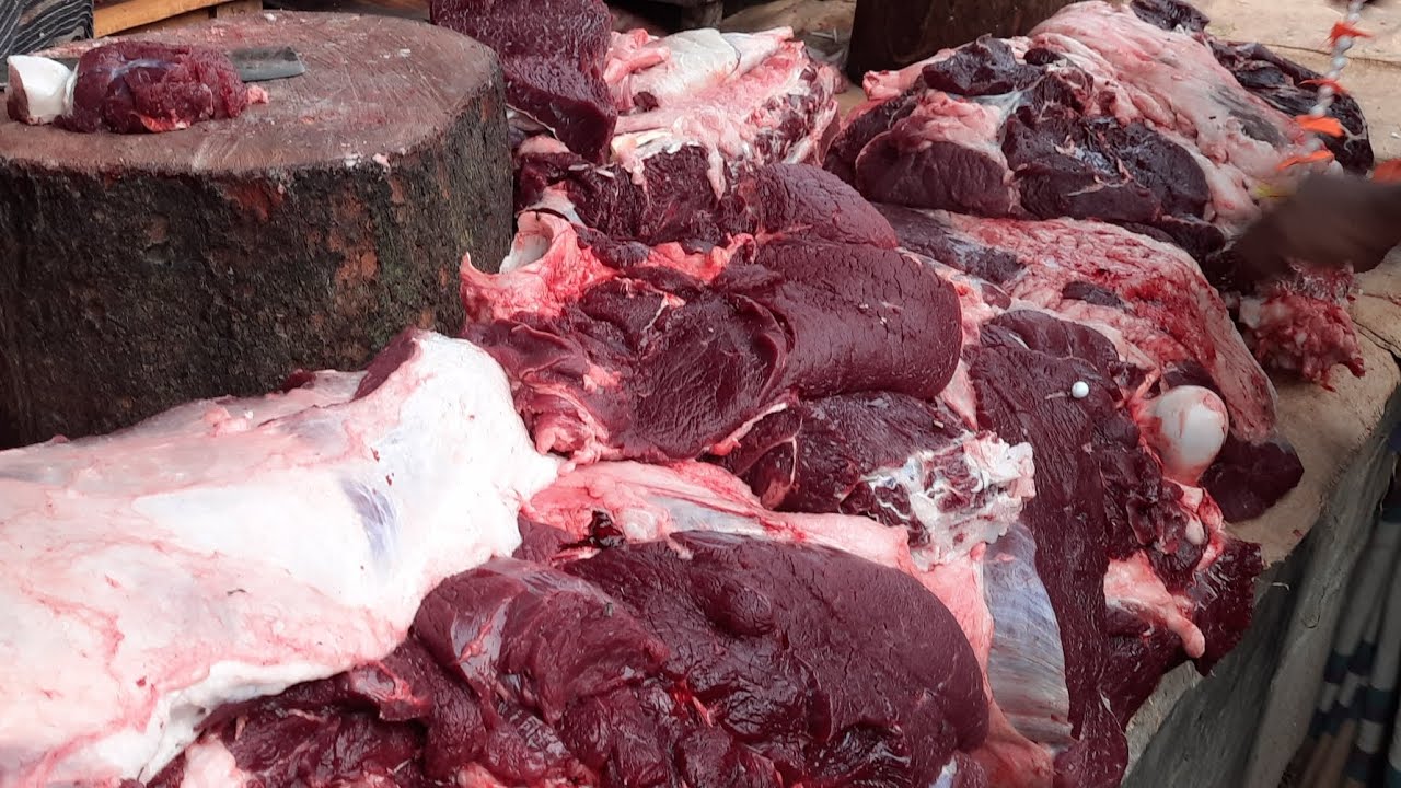 Ribs Meat Cutting & Selling With Butcher knife // amazing Meat Cutting by Butcher.