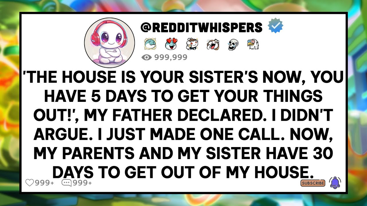 «ТЕПЕРЬ ДОМ ТВОЕЙ СЕСТРЫ, У ТЕБЯ ЕСТЬ 5 ДНЕЙ, ЧТОБЫ СБЕЖАТЬ!» — крикнул мне отец. И я позвонил...