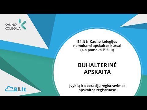 Video: Kas yra gautinų sumų žurnalo įrašas?