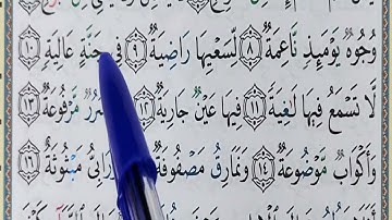 Hizb 60 sourate AL GHACHIYAH (2) حزب 60 سورة الغاشية