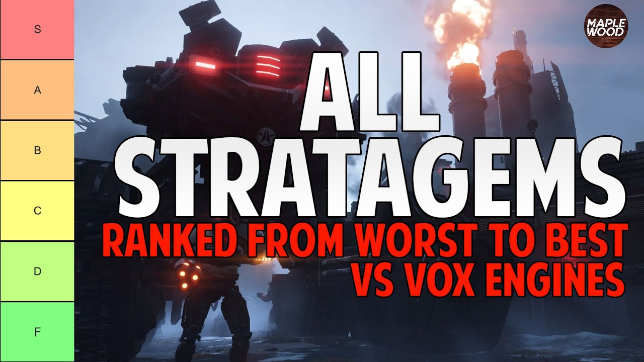 Ultimate Anti-Vox Engine Tier List Best Stratgems For Attack On Cyberstan | Helldivers 2