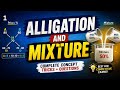 Alligation &amp; Mixture (मिश्रण)Tricks🔥| Fastest Method | Competitive Maths हिंदी में 