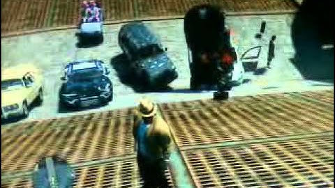 saint row 3 car get trapped in a bridge