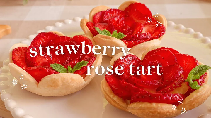 No one believes how easy this rose tart is