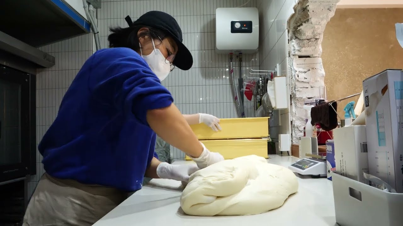 как приготовить нежную хрустящую соленую лепешку Shio Pan - Korean Food