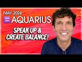 Aquarius may 2024 speak up  create balance