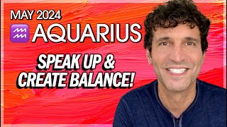 Aquarius May 2024: Speak Up & Create Balance!