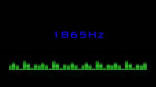 ⒽⓏ| 1865Hz Pure Tone Frequency| NO Music , For Meditation, Testing. Black Screen