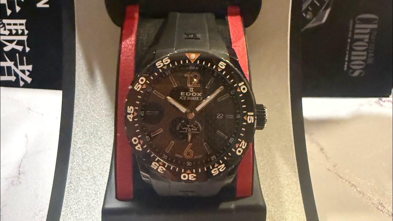 Japan Limited Edition of 100【EDOX】Class-1 Ice Shark II Limited