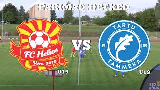 Võru FC Helios U19 vs Tartu JK Tammeka U19 2-2 Parimad hetked (06.09.2022)