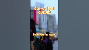 Spell QUEUE #streetinterviews #shorts #funnynigeriavideos