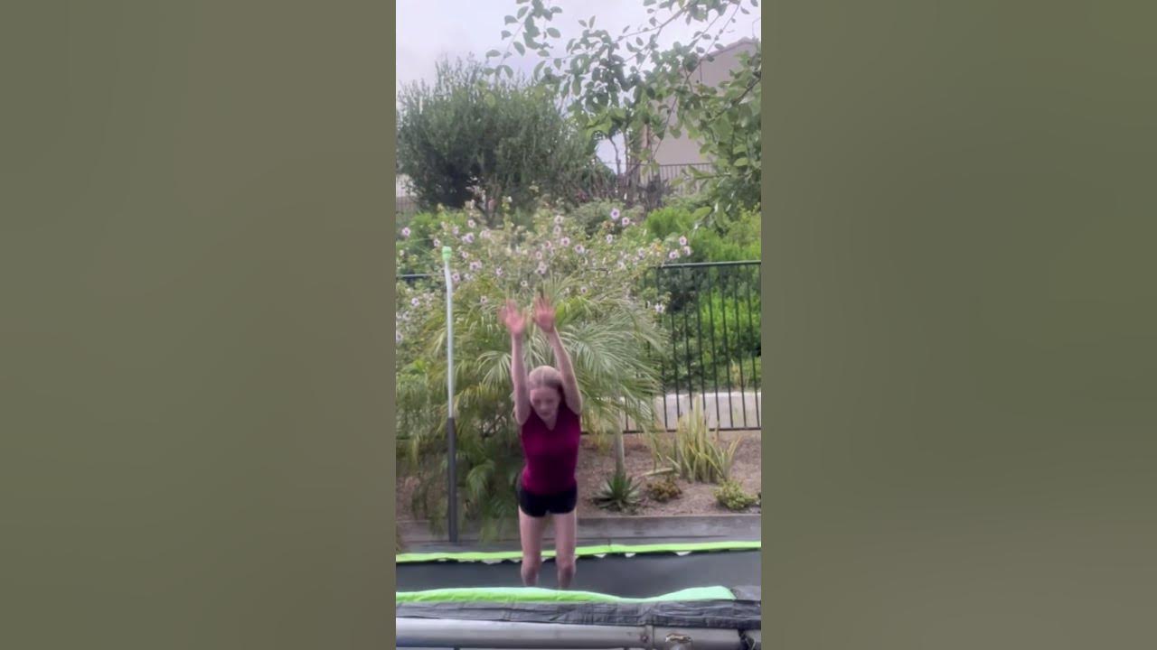Dum ways to die , neighbor falls of Tramp Trampoline fail YouTube