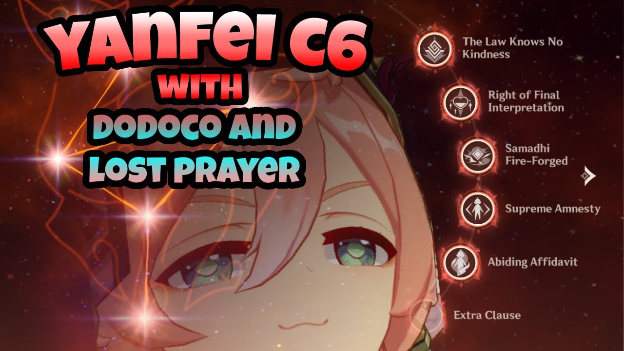 I Try Yanfei C6 with Lost Prayer and Dodoco Tales