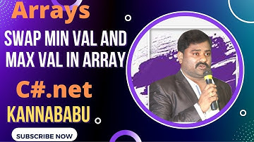 #Program to swap Minimum value and Maximum value in given Array