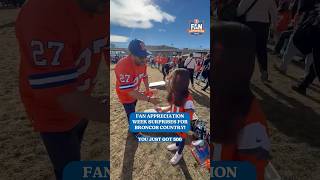 Special gameday surprises for Fan Appreciation Week! #BroncosCountry, we 🫶 you! #giveaway #surprise