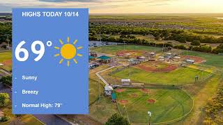 October 14th 2023 Weather Forecast