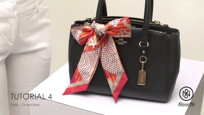 HOW TO TIE A TWILLY ON THE LOUIS VUITTON POCHETTE METIS: Four different  ways - Hérmes + LV Twillies 