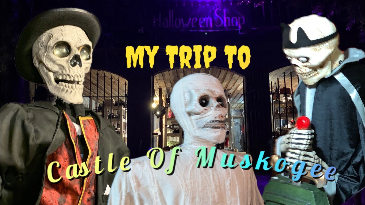 My Trip To Castle Of Muskogee Halloween 2023 (Gemmy Prototypes) YouTube