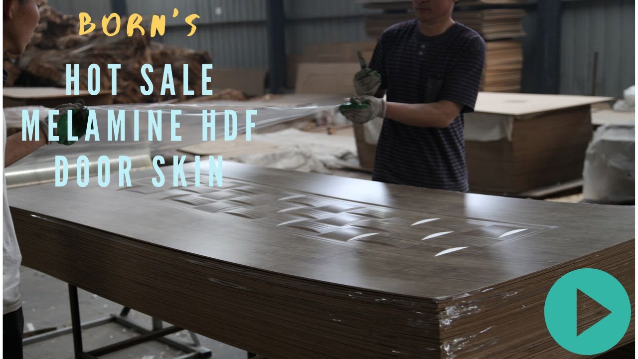 Melamine Moulded HDF Door Skin: Beautiful Finishing With Hot Press (2019 production)