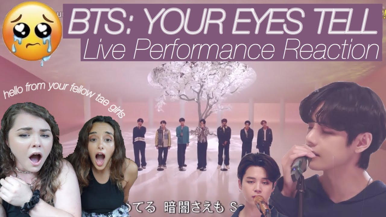 BTS: Your Eyes Tell Live Performance Reaction | i'm taking lainey on this WILD RIDE