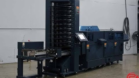 2012 CP Bourg BST 10 10 Bin Booklet Making System w/ Stitcher, Folder, and Trimmer